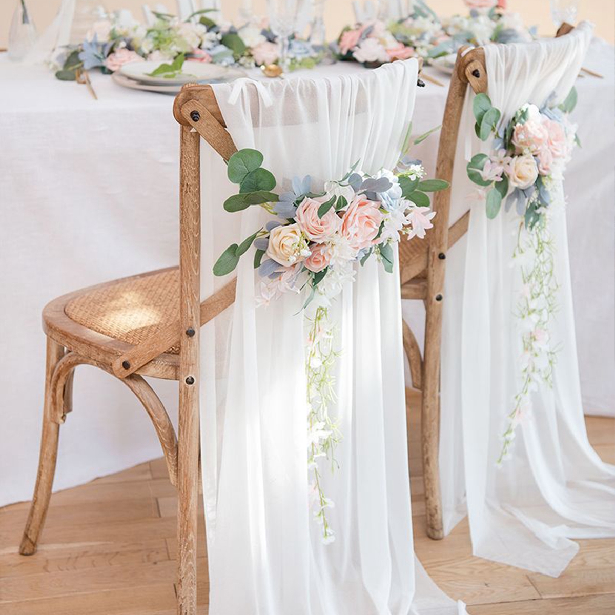 Wedding Organza Tulle Yarn Cry - Chair Sash Organza のレビューと価格