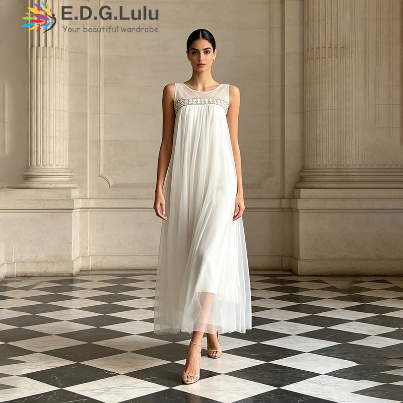 EDGLuLu High Quality O Neck Na - Wedding Lulu のレビューと価格