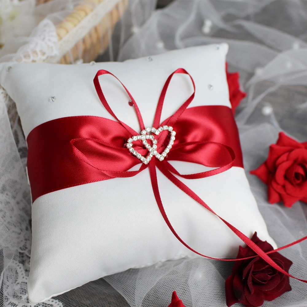 Romantic Wedding Ring Pillow S - Ring Bearer Pillow のレビューと価格