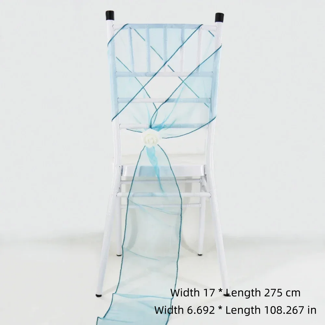 Wedding Chair Decoration Organ - Chair Sash Organza のレビューと価格