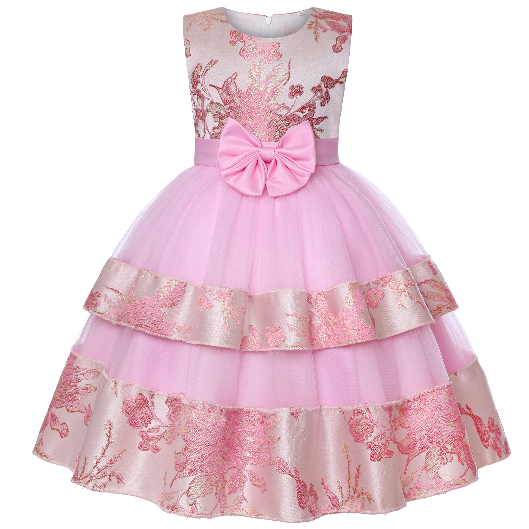 Summer Embroidered Evening Gow - Wedding Lulu のレビューと価格