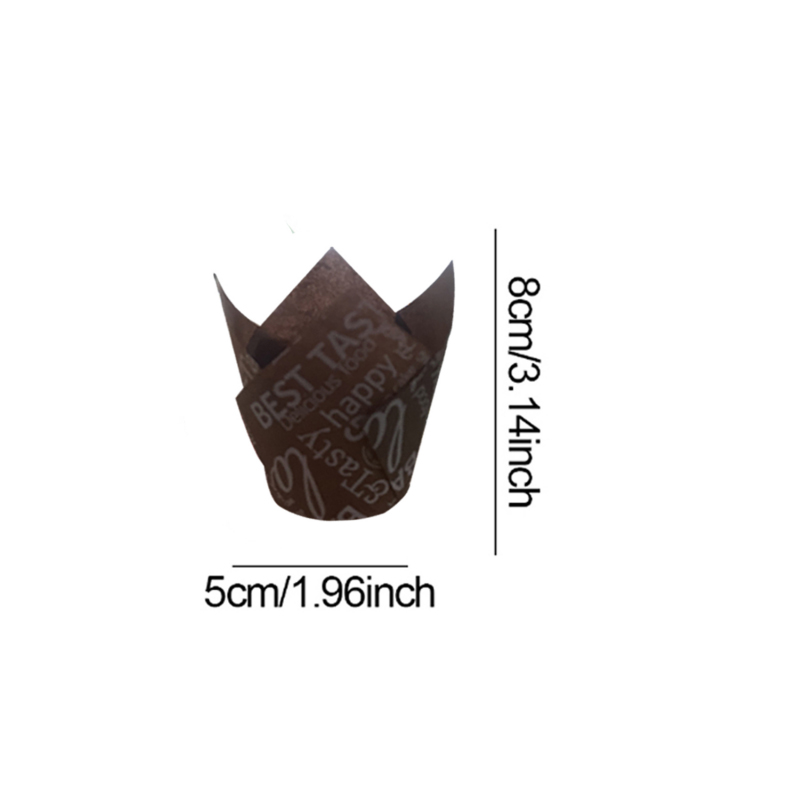 50Pcs/100Pcs Coffee-Themed Tul - Wedding Cake Supply のレビューと価格