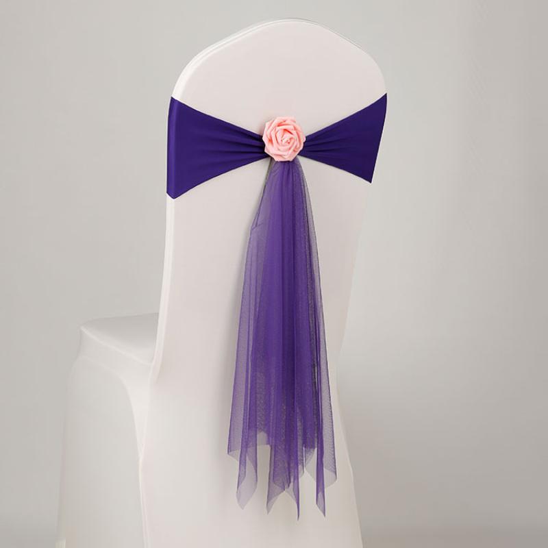Organza Chair Sashes Flower Sp - Chair Sash Organza のレビューと価格