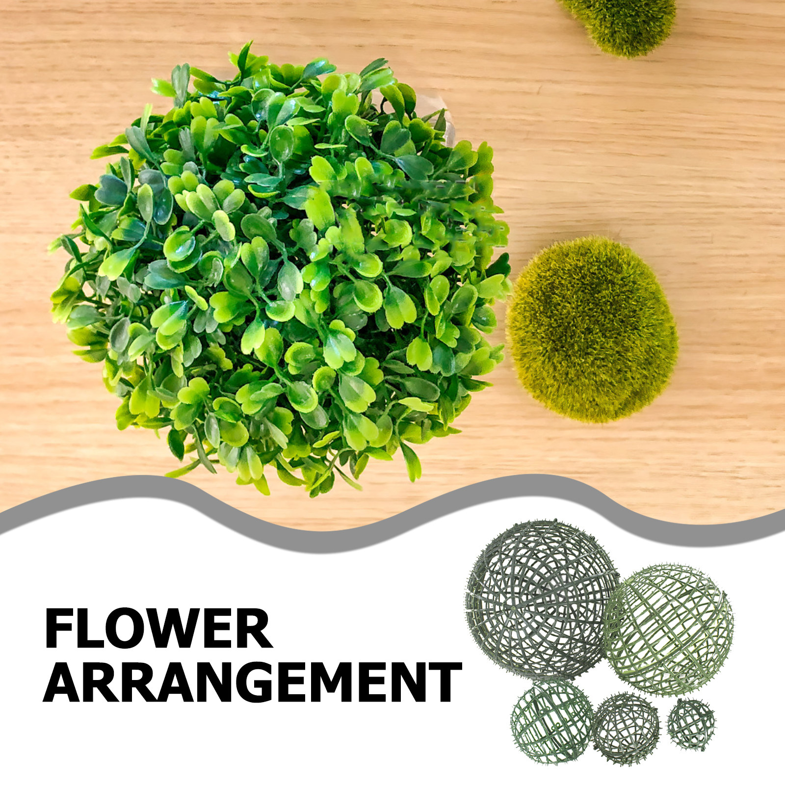 5Pcs Floral Plant Topiary Ball - Wedding Support のレビューと価格