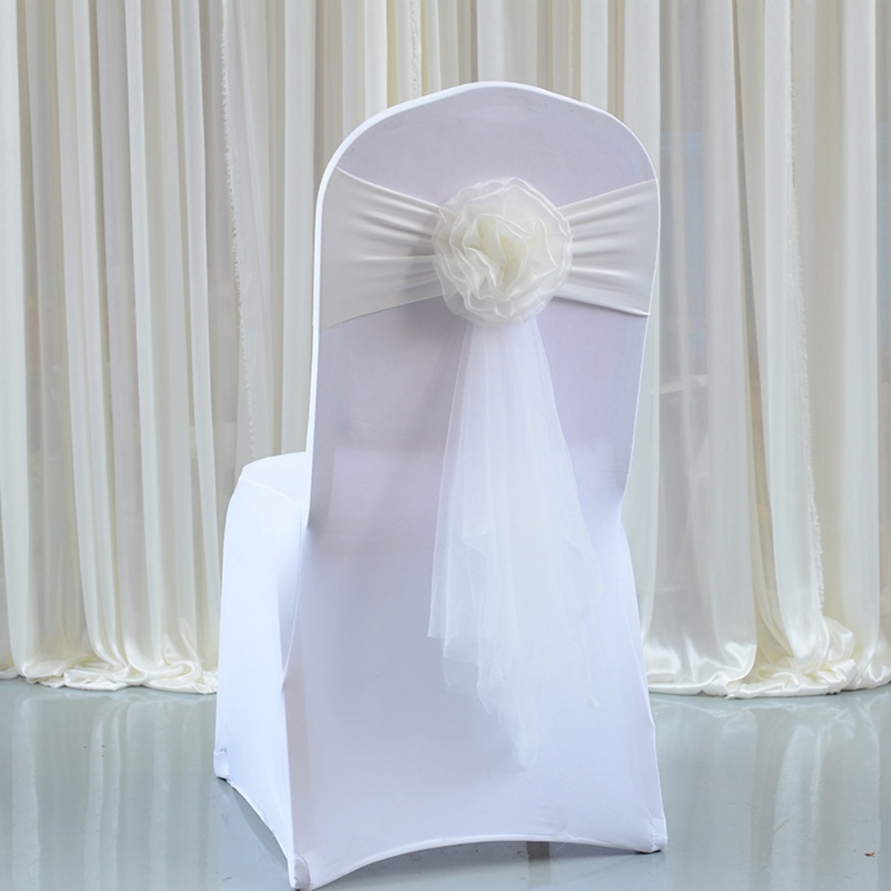 Chair Sashes Romantic Organza  - Chair Sash Organza のレビューと価格