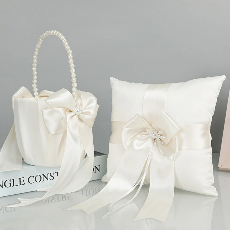 Flower Girl Basket Ring Bearer - Ring Bearer Pillow のレビューと価格