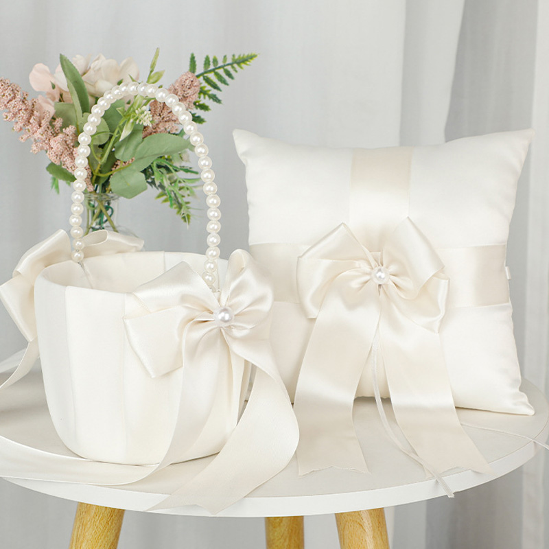 Flower Girl Basket Ring Bearer - Ring Bearer Pillow のレビューと価格