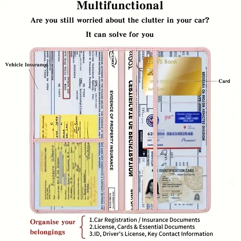 Car Registration & Insurance C - Place Card Holder のレビューと価格