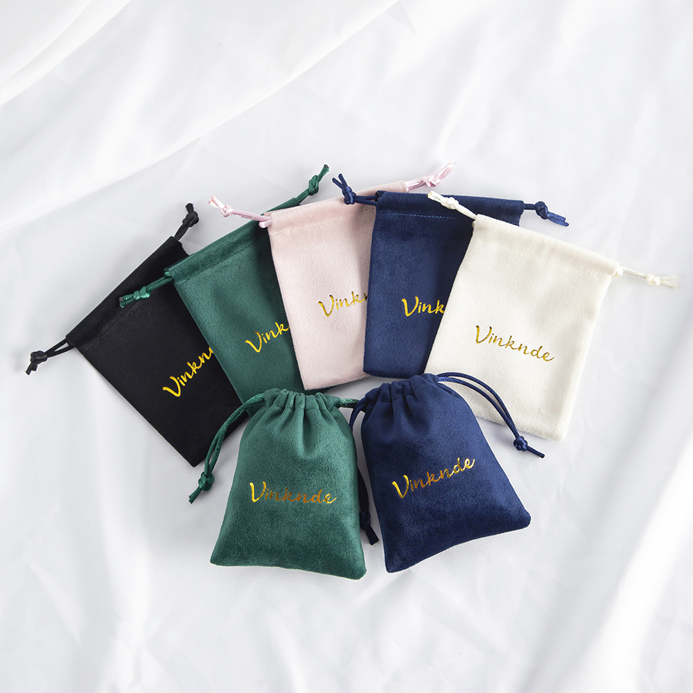 50/100Pcs Pink Velvet Drawstri - Wedding Package Gold のレビューと価格