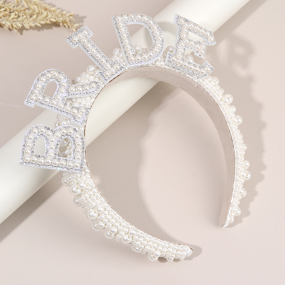 Pearl Headband Diadem Luxury B - Wedding Supply List のレビューと価格