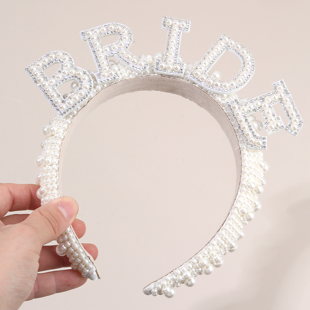 Pearl Headband Diadem Luxury B - Wedding Supply List のレビューと価格