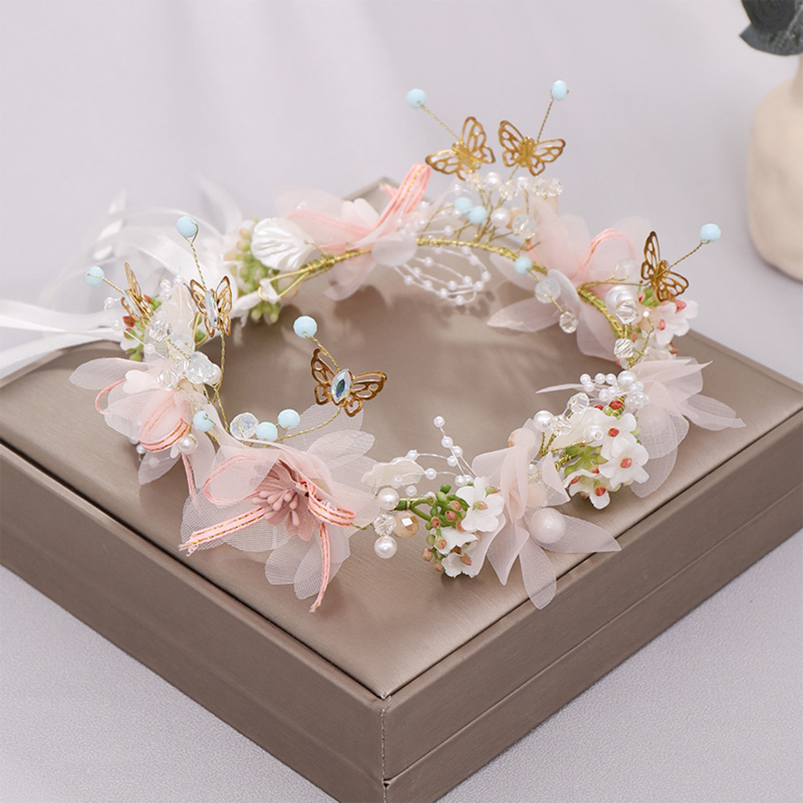 Women Girls Flower Headband Br - Wedding Supply List のレビューと価格
