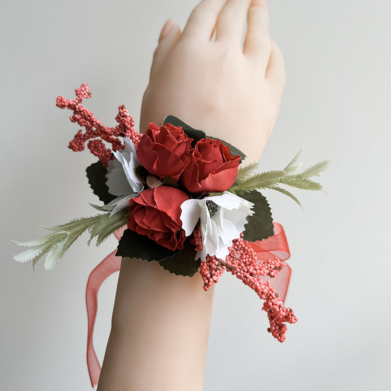 10pcs Wrist Flowers Corsage Bu - Wedding Supply List のレビューと価格