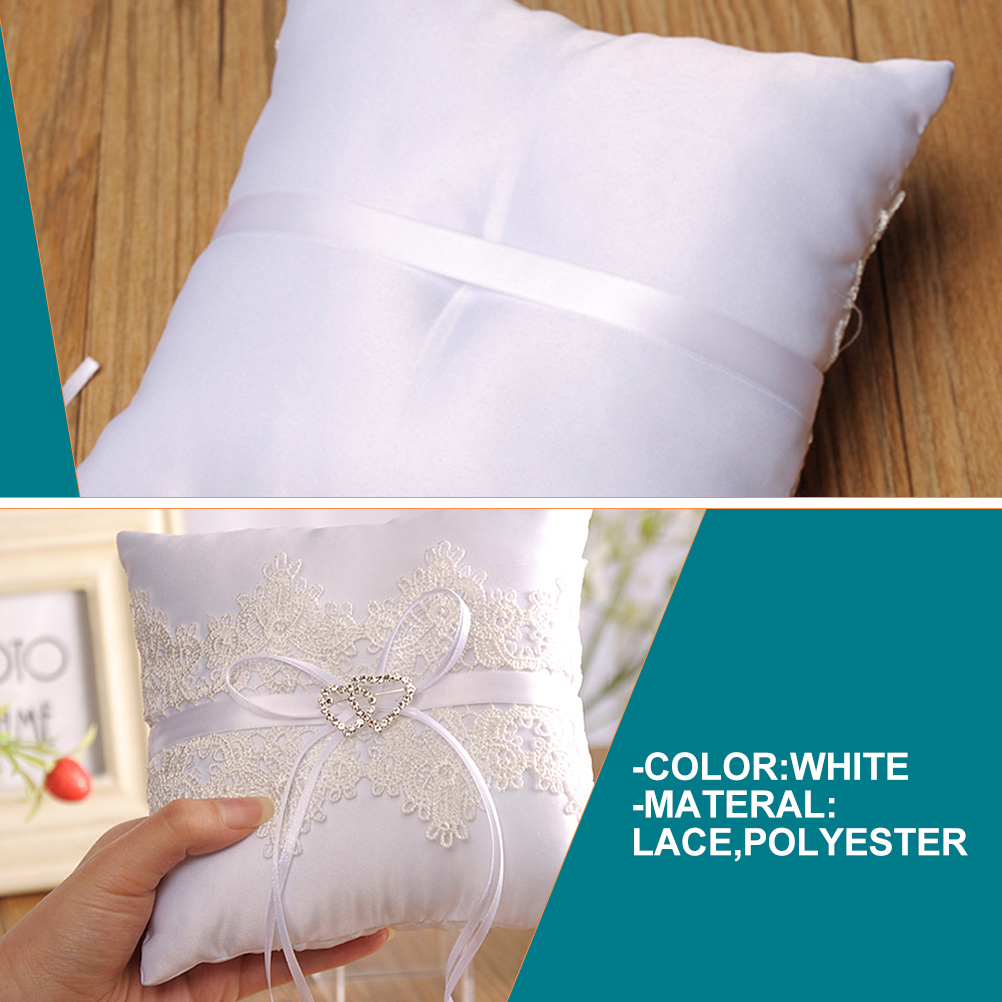 Lace Ring Pillow Club Decorati - Ring Bearer Pillow のレビューと価格