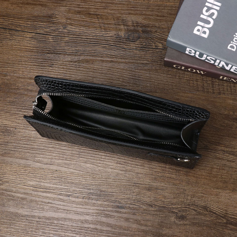 Men's Genuine Leather Clutch B - Place Card Holder のレビューと価格