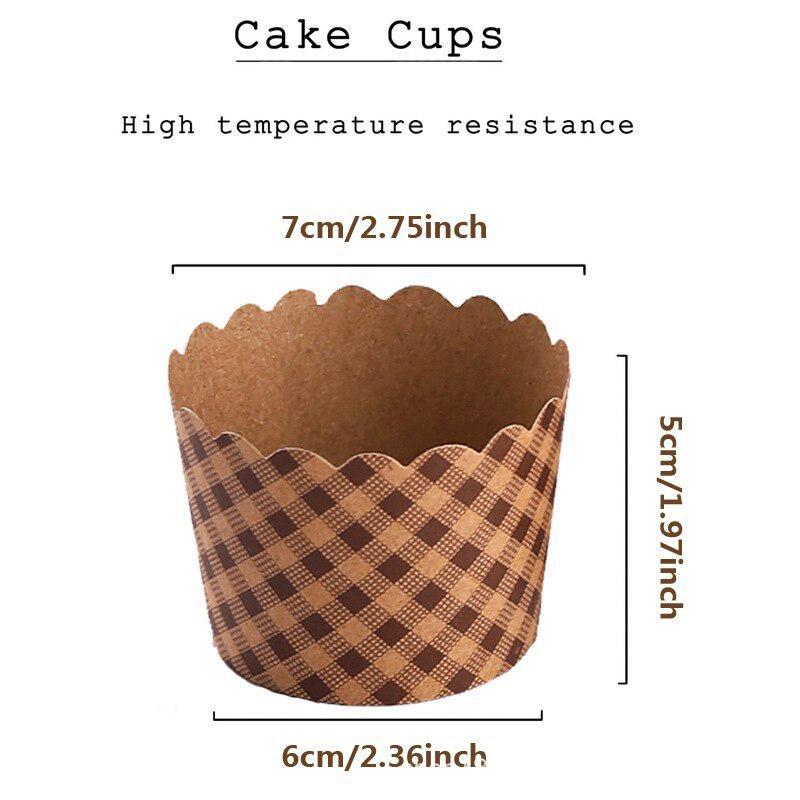 50Pcs/Pack Cupcake Paper Cups  - Wedding Cake Supply のレビューと価格