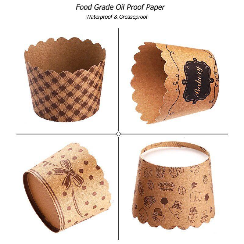 50Pcs/Pack Cupcake Paper Cups  - Wedding Cake Supply のレビューと価格