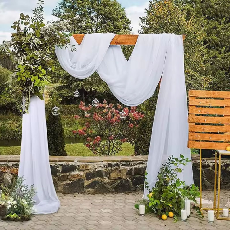 5/10M Sheer Crystal Wedding Tu - Chair Sash Organza のレビューと価格