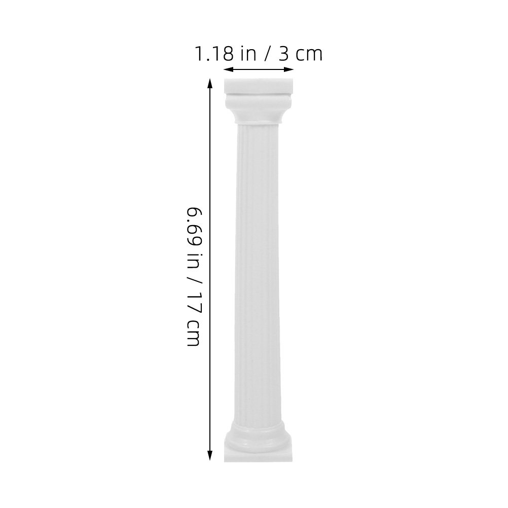 4Pcs Cake Support Rod Roman Pl - Wedding Support のレビューと価格