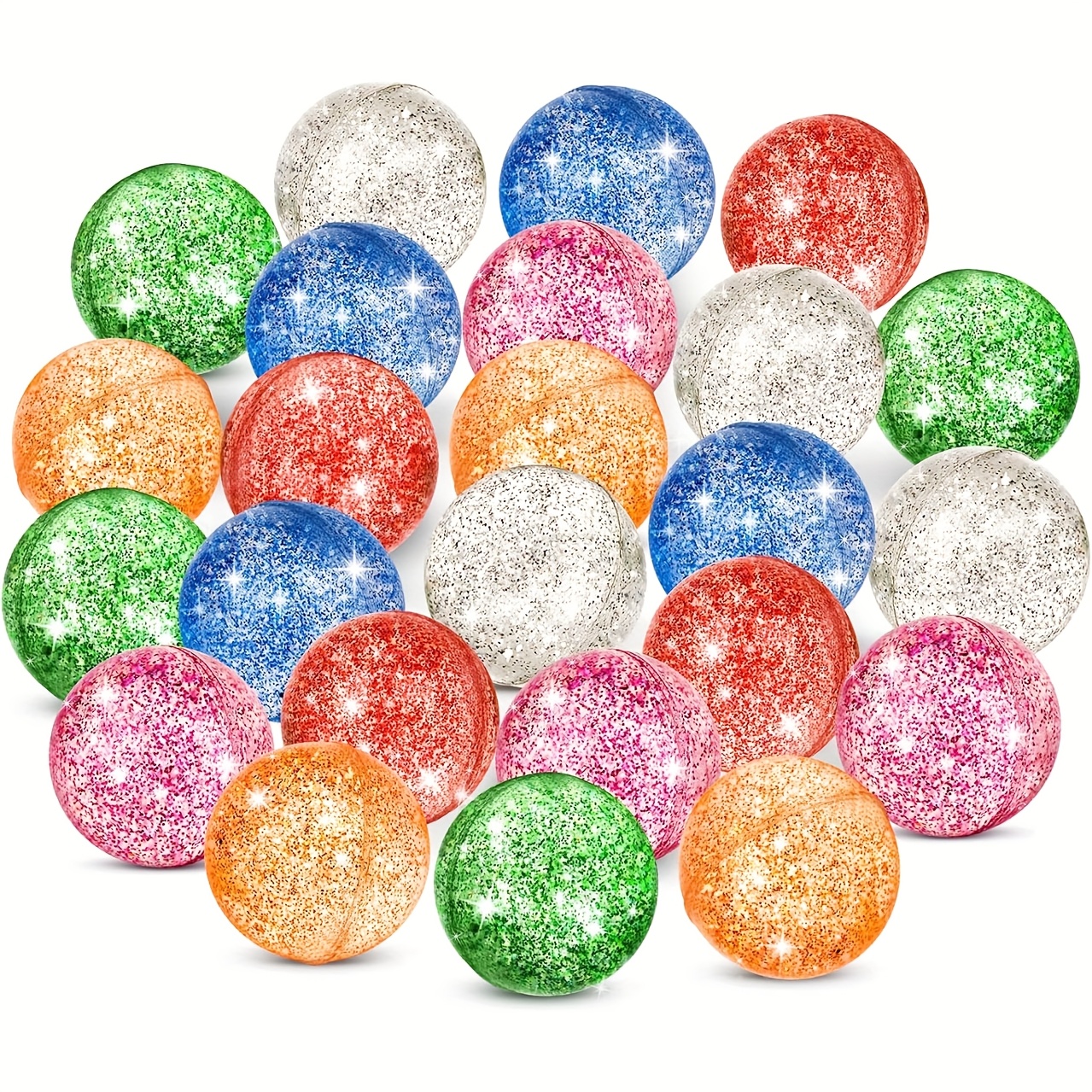 10-20pcs 32mm Glitter Bounce B - Wedding Supply List のレビューと価格