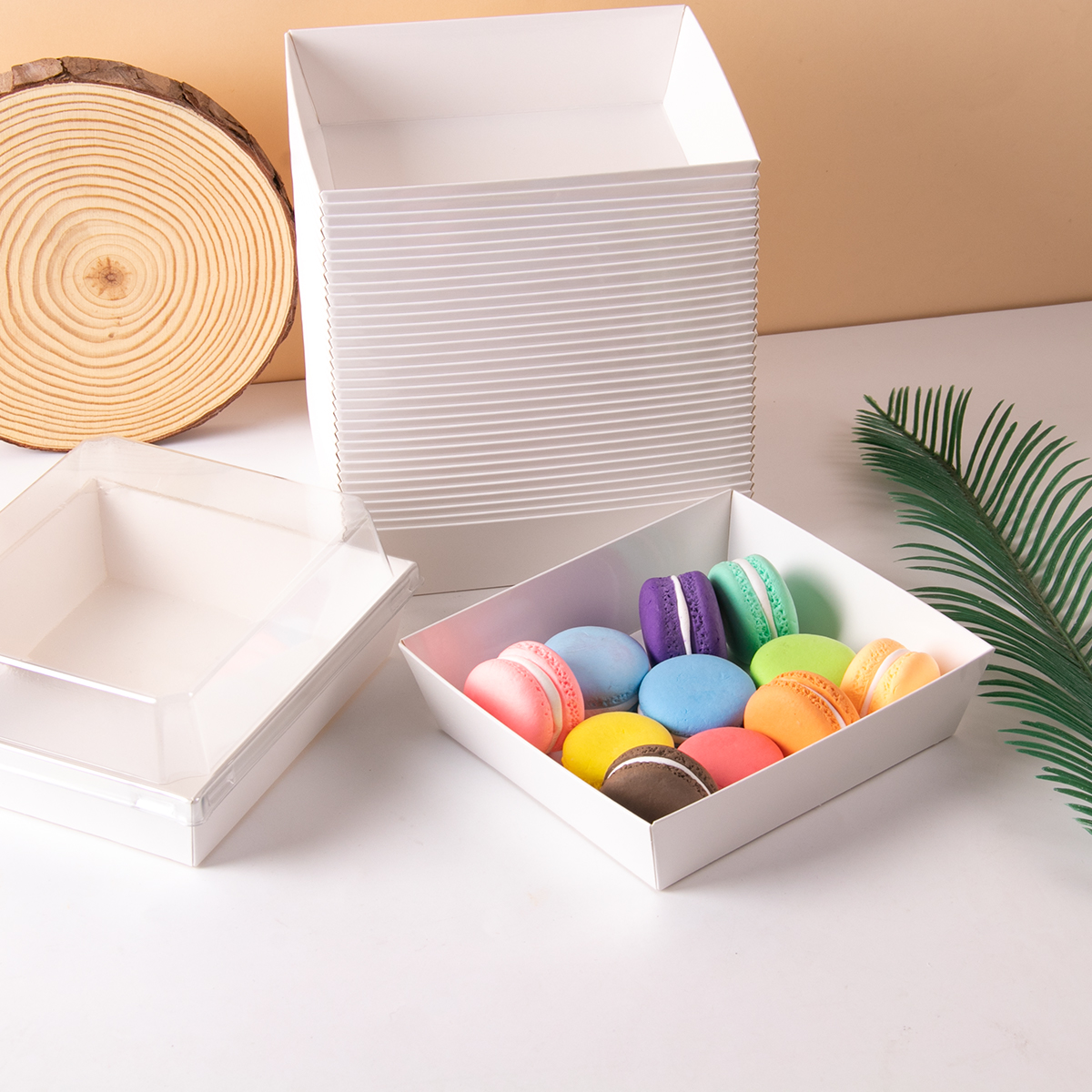 10pcs Kraft Paper Cake Dessert - Wedding Cake Supply のレビューと価格