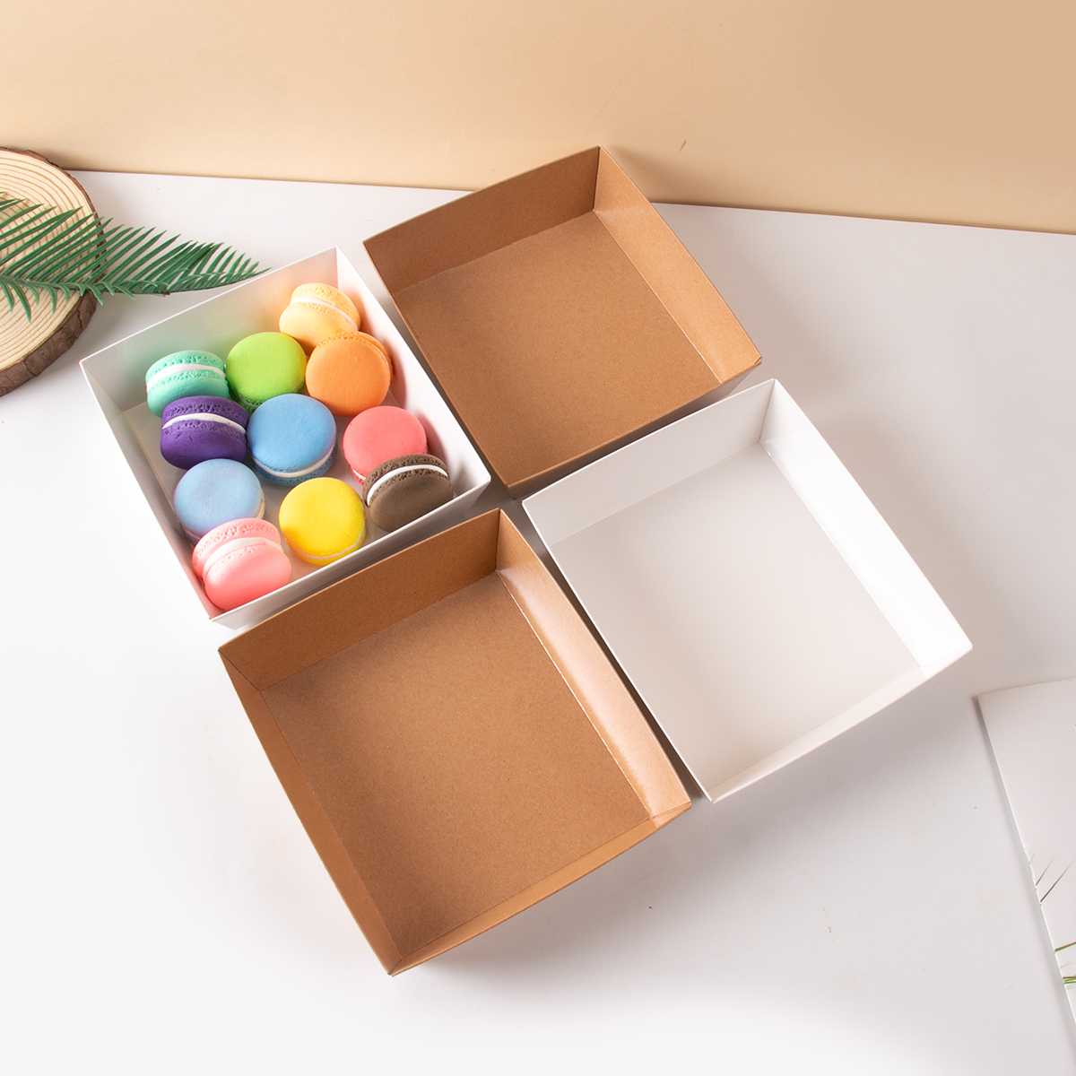 10pcs Kraft Paper Cake Dessert - Wedding Cake Supply のレビューと価格