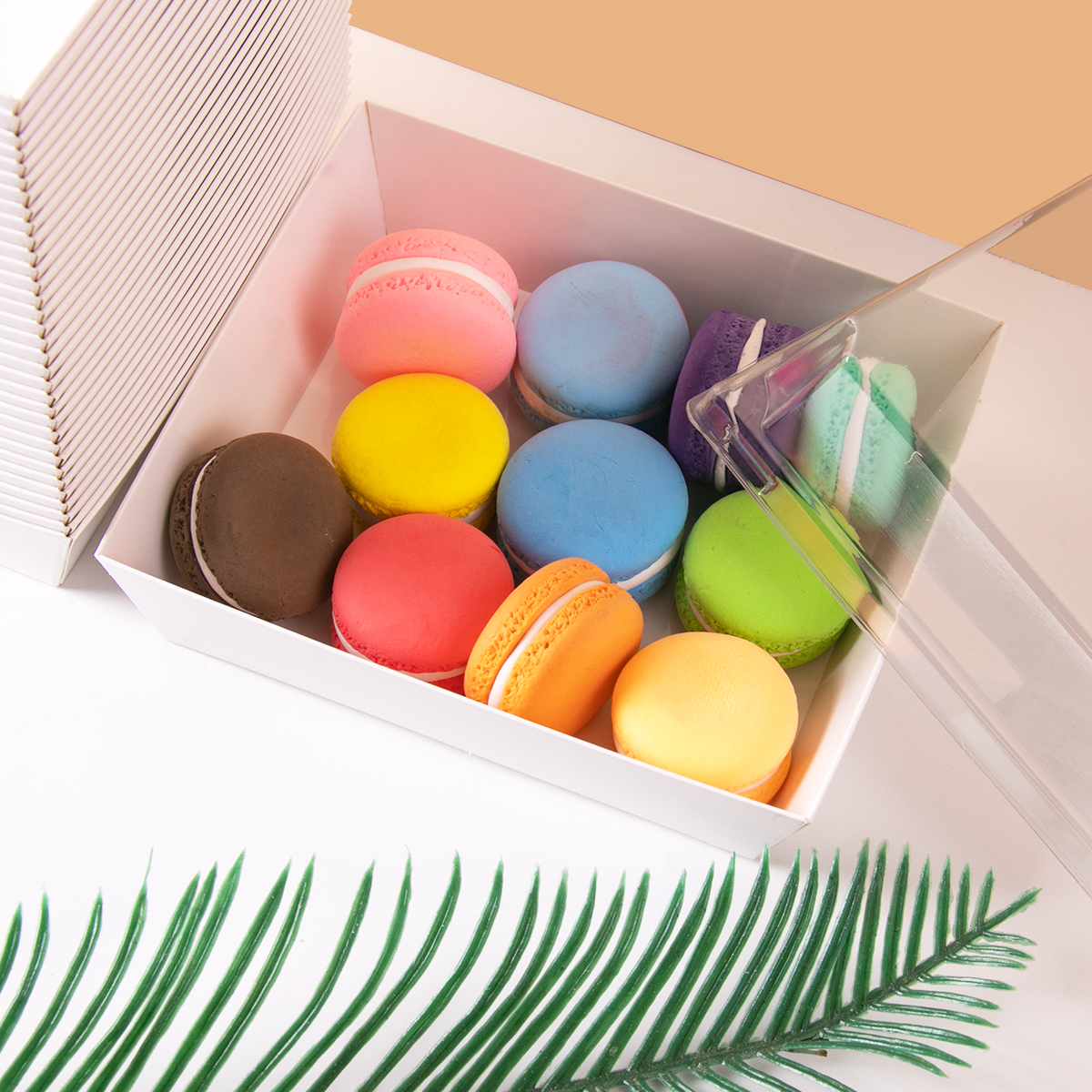 10pcs Kraft Paper Cake Dessert - Wedding Cake Supply のレビューと価格