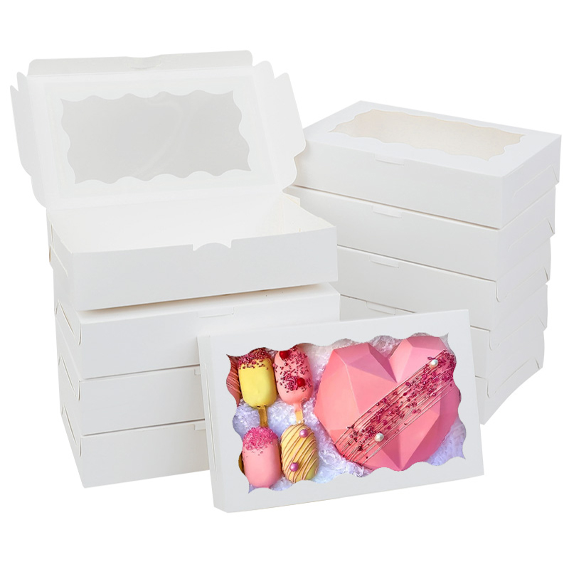 5/10/20pcs Cake Bakery Box Wit - Wedding Cake Supply のレビューと価格