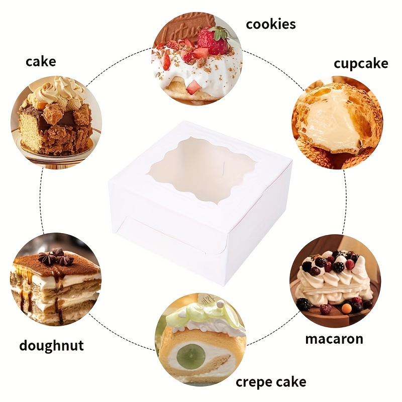 10Pcs Kraft Paper Cake Candy B - Wedding Cake Supply のレビューと価格