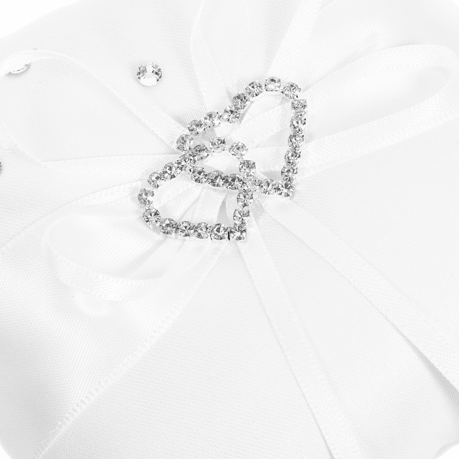 White 10x10cm Bridal Ring Pill - Ring Bearer Pillow のレビューと価格