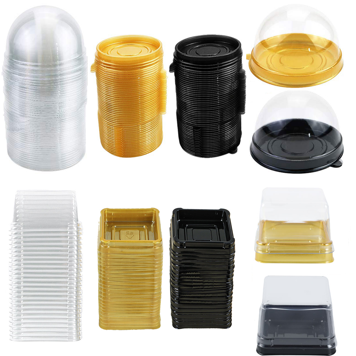 Transparent Cake Dessert Box C - Wedding Cake Supply のレビューと価格