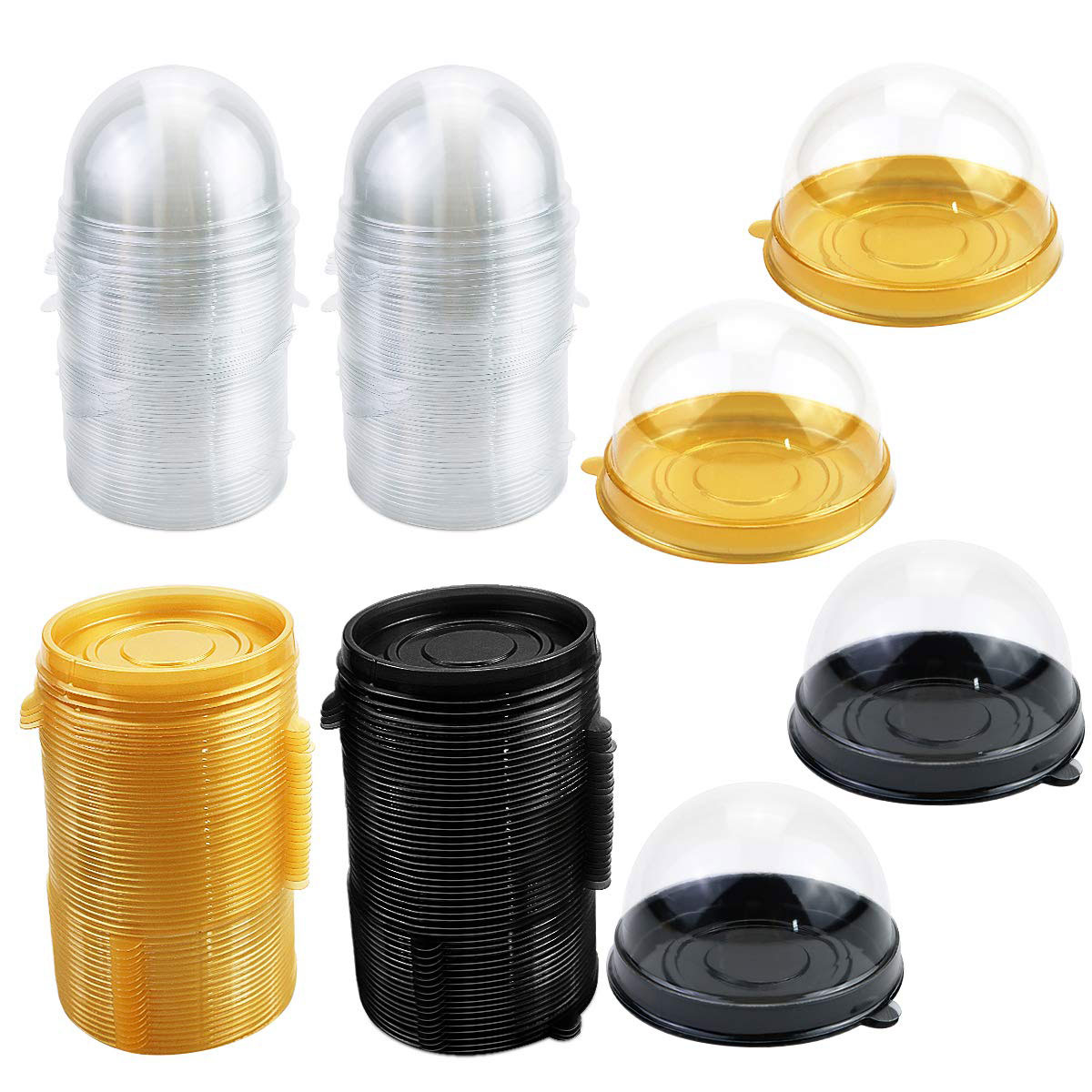 Transparent Cake Dessert Box C - Wedding Cake Supply のレビューと価格