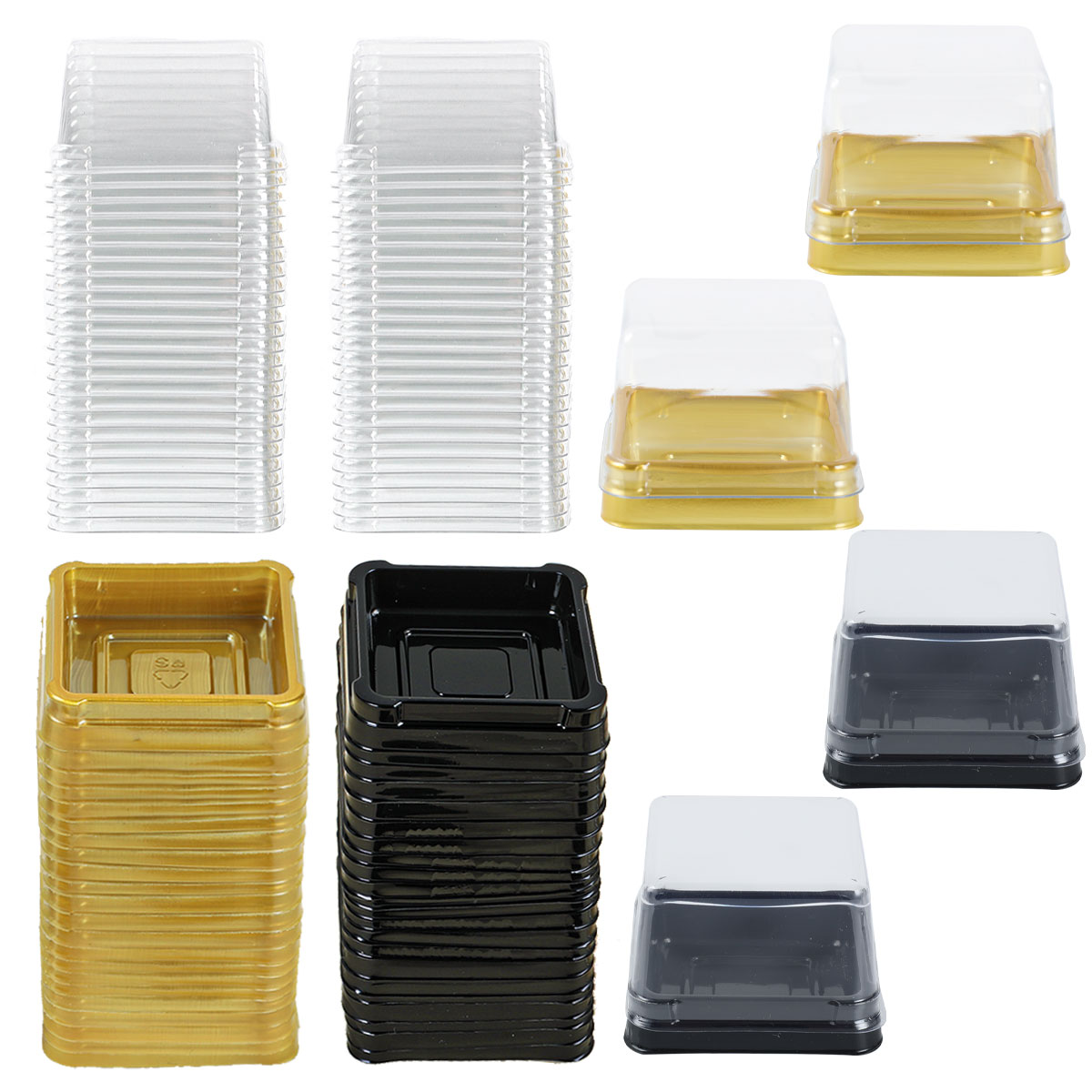 Transparent Cake Dessert Box C - Wedding Cake Supply のレビューと価格
