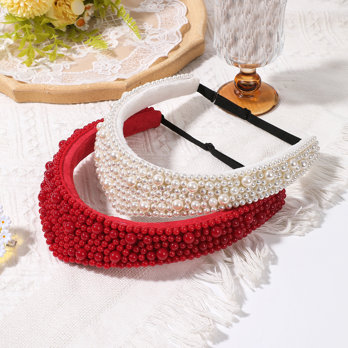 1pc Pearl Crown Headband For W - Wedding Supply List のレビューと価格