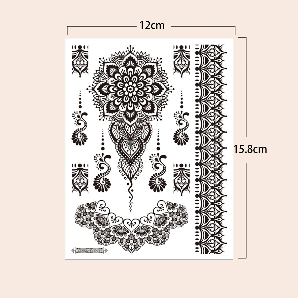 Waterproof Temporary Tattoo St - Wedding Sutra のレビューと価格