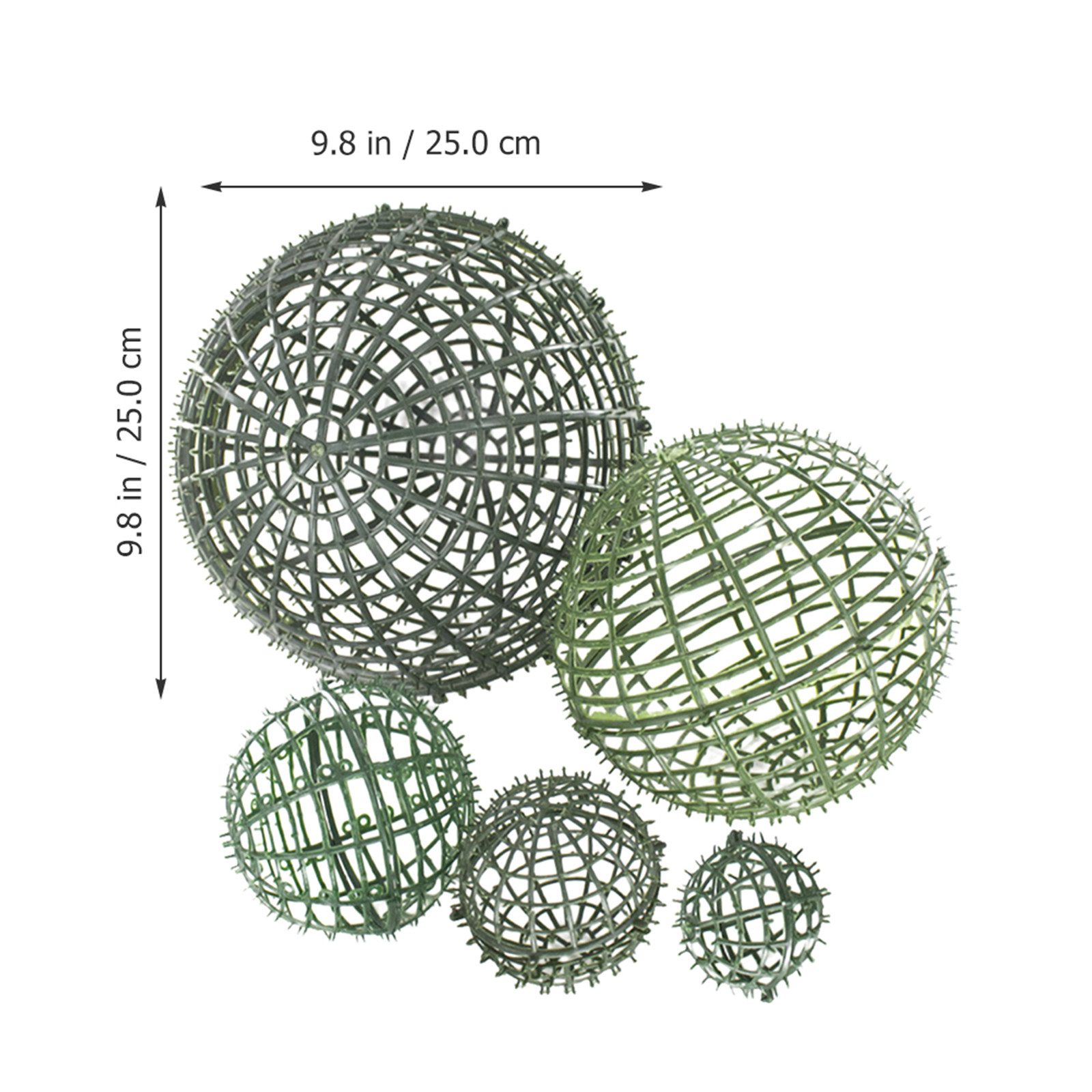 5Pcs Decorative Flower Ball Fr - Wedding Support のレビューと価格