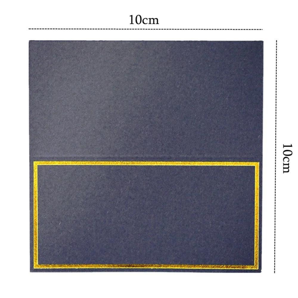 10/20/50pcs Black Gold Name Pl - Table Number Gold のレビューと価格