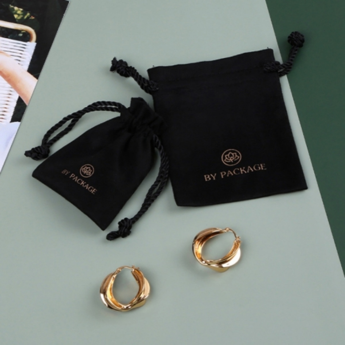 50pcs Black Velvet Tarot Stora - Wedding Package Gold のレビューと価格