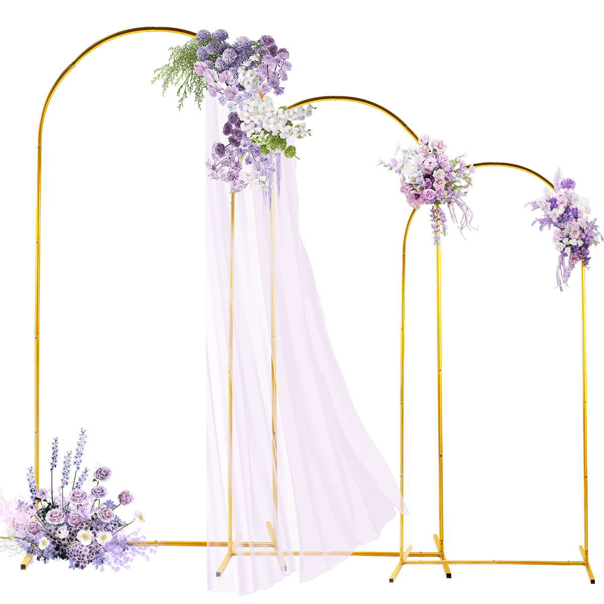 3Pack Golden Metal Arch Kits,  - Wedding Support のレビューと価格